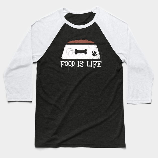 Dog Food Baseball T-Shirt by ThyShirtProject - Affiliate